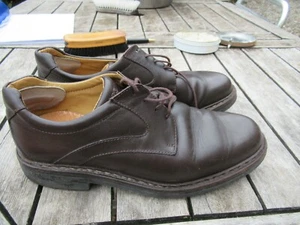 🧡💜Superbes chaussures ARGUS CUIR MARRON Ttbe  t 41 25€ ach imm fp com mond rel - Picture 1 of 12