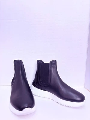 Hermosas botas impermeables Chelsea de cuero para mujer Aquatalia Cristiana talla 7 Foto 1 de 4