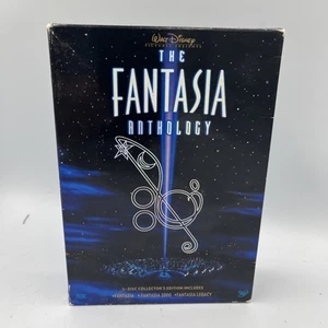 Disney’s: The Fantasia Anthology • 2000 • 3 DVDs, Inserts, & Slipcover • VG - Picture 1 of 4