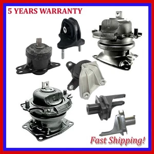 For Honda Accord 2013-2015 3.5L Engine Motor & Trans. Mount W/ Bracket Set 7PCS - Picture 1 of 9