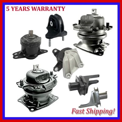 For Honda Accord 2013-2015 3.5L Engine Motor & Trans. Mount W/ Bracket Set 7PCS - Image 1 of 4