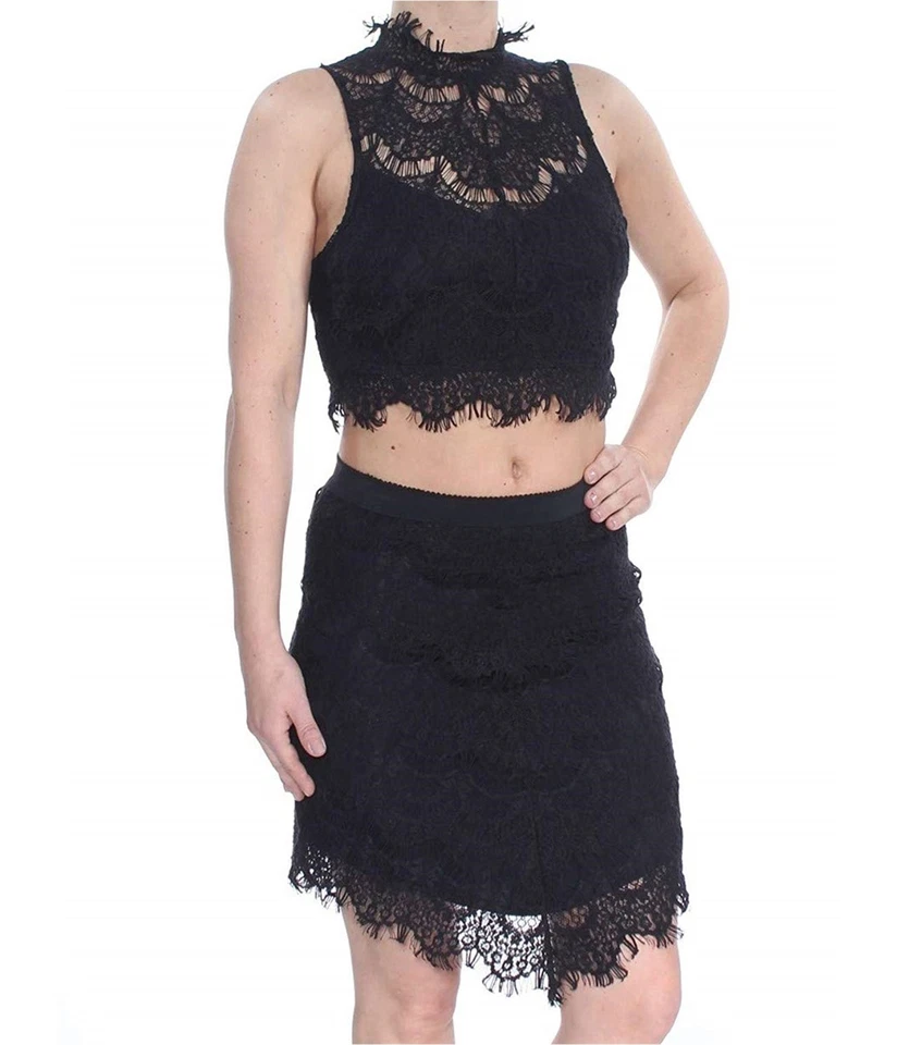 Free People Womens Lace Set Skirt Suit - Image 1 of 1