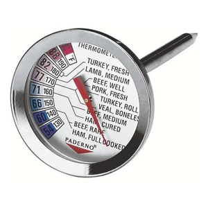 Termometro Arrosto Acciaio Inox +54° +88°C Sambonet Paderno - Imagen 1 de 1
