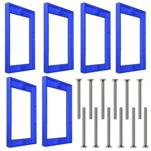 Extensores de caja de salida de una sola banda 6 piezas 1/4 con 12 tornillos - toma de corriente - Imagen 1 de 7