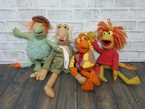 1983 Tomy Henson FRAGGLE ROCK Plüschpuppe 4er Set GOBO ROT REISEN MATT BOOBER - Bild 1 von 16