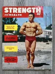 STRENGTH & HEALTH Magazine NORM TOUSLEY + JIM PARK + JOHN GRIMEK JUL 1953 V 21 7 - Picture 1 of 24