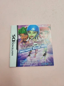 (Nur Handbuch) Monster High: Skulltimate Roller Maze Nintendo DS Original - Bild 1 von 2