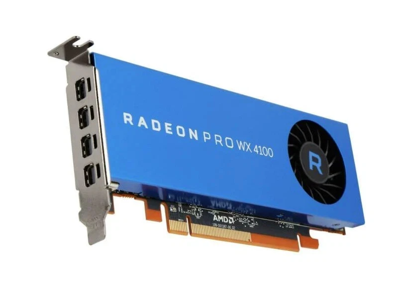 AMD Radeon Pro WX 4100 4 GB GDDR5 PCI-E scheda video basso profilo - Immagine 1 di 1