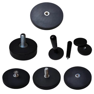 Imán de neodimio engomado con rosca exterior/interior imanes de 22 mm-88 mm con/sin mango - Imagen 1 de 16