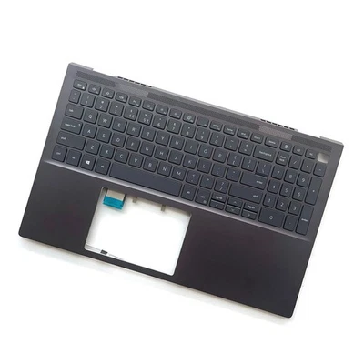  Laptop apoio para as mãos superior teclado retroiluminado EUA para Dell Vostro 7500 08DX59 02KF2N - Imagem 1 de 4