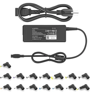 90W Laptop Charger Compatible with HP Acer Lenovo Dell Asus Universal w/ 15 Tips - Picture 1 of 8