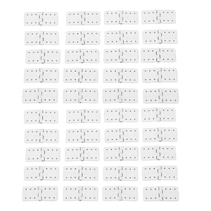 40PCS RC Pinned Hinges Remote Control Airplane Hinge Model Aircraft Wing ZC - Picture 1 of 22