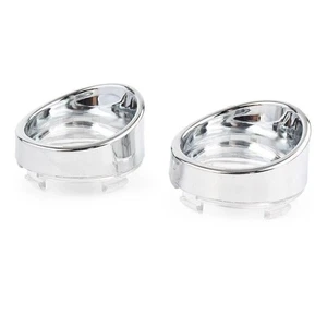 Fit Harley Dyna FXD Softail FLST FXST Plastic Turn Signal Light Lens White - Picture 1 of 4