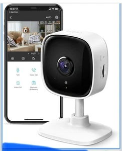 Tp-Link Tapo C100 Telecamera Wi-Fi di Sicurezza Domestica, 1080P Full HD - Foto 1 di 9