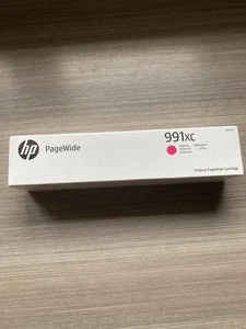 Cartouches d'encre Magenta HP 991XC authentiques Neuves. Original Pagewide - Photo 1/4