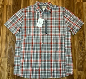 Camisa LL Bean Para Hombres Grande Alta A Cuadros Pesca Exterior Ligera Bolsillo con Cremallera - Imagen 1 de 11
