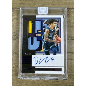 2019-20 Panini One and One Rookie Dual Jersey Auto Purple Brandon Clarke RC /35 - Picture 1 of 3