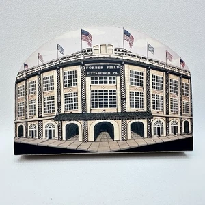 Pittsburgh Pirates Forbes Field - Ron Edelheiser Wood Shelf Sitter - 1994 - Picture 1 of 5