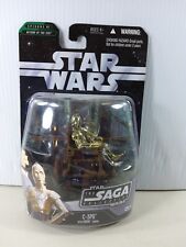 NEW STAR WARS THE SAGA COLLECTION 2006  042 C-3PO W  EWOK THRONE FIGURE