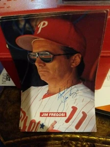Jim Fregosi signierte Postkarte PHILADELPHIA PHILLIES 1994 - Bild 1 von 1