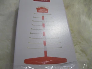2024 HALLMARK NORTH POLE DISPLAY STAND KOC Exclusive - PLUS MINI HOOKS + SKIRT - Picture 1 of 3