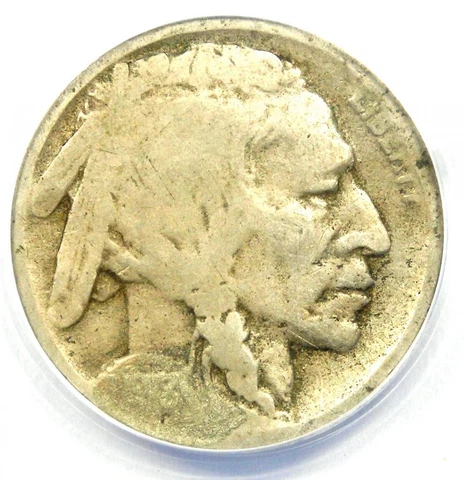 1918/7-D Buffalo Nickel 5C - ANACS AG3 Details - Rare Overdate Variety Coin! Cover