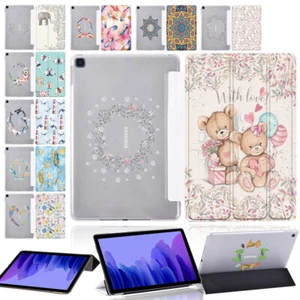 Étui housse en cuir imprimé pour tablette Samsung Galaxy Tab A 10,1 T510/Tab A7 10,4 - Photo 1/19