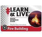 Ust Learn and Live Fire Building Cards Pocket How To Guide with Photos