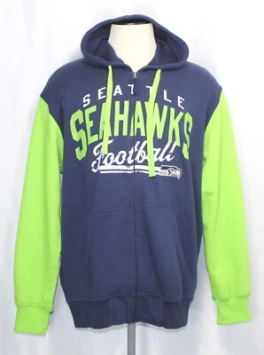 G-III Seattle Seahawks NFL Full Zip Blue Green Hoodie Sweatshirt Mens Size XL - Image 1 of 4