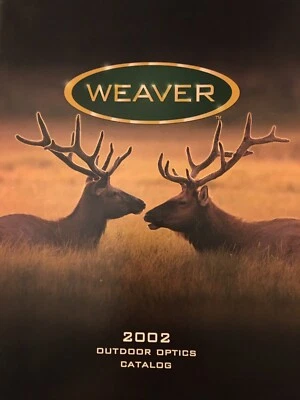 2002 Weaver Outdoor Optics Catalog, Rifle Scopes, Binoculars, Spotting Scopes - Image 1 of 2