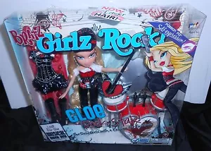 BRATZ GIRLZ REALLY ROCK, CLOE ROCK STAR! W/GUITAR, DRUMS, OUTFITS! 2008, NRFB! - Picture 1 of 12