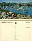 Harbor Bearskin Neck and Yacht Club from Headlands Rockport MA 1970s