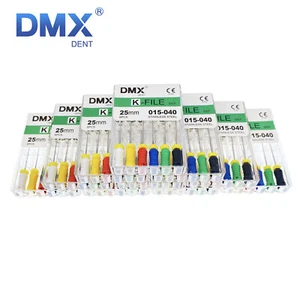 DMXDENT 6 piezas/paquete dental 21/23/25 mm archivos en C archivo de conducto radicular endo SST uso manual - Imagen 1 de 6