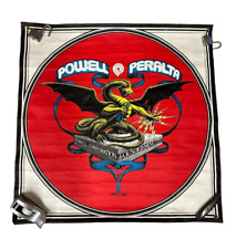 Vintage 1980’s Powell Peralta Skateboard Banner. Caballero Dragon.