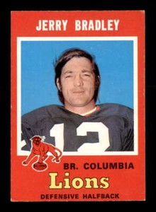 1971 O-Pee-Chee CFL #44 Jerry Bradley   EX/EX+ X2588183