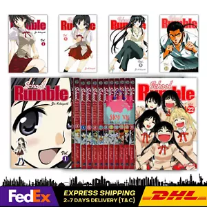 Juego Completo Manga SCHOOL RUMBLE Inglés (Volúmenes 1-22) por Jin Kobayashi - Imagen 1 de 24