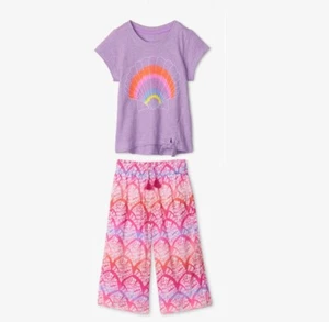NWT Sz 12 HATLEY Shells 2pc Outfit Tee & Pants - Picture 1 of 4