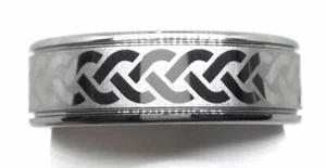 CELTIC KNOT ETERNITY RING - Picture 1 of 4