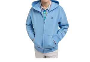 U.S. Polo Assn. Boys Fleece Zip-Up Hoodie Size S, M NEW - Picture 1 of 4