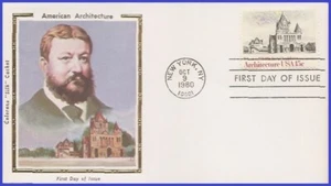 USA4 #1839 U/A COLORANO SILK FDC American Architecture Trinity Church - Imagen 1 de 1