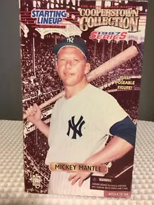 1996 Starting Lineup Cooperstown Collection Mickey Mantle Poseable Figure! - Picture 1 of 6