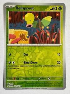 Pokemon 151 Bellsprout Reverse Holo Common Karte 069/165 NM - Bild 1 von 2