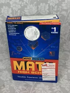 NIB The Learning Company Mind Power Math: High School for PC, Mac (A4) - Picture 1 of 6