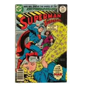 Vintage Junio 1977 Nº Cómic 312 DC Superman con Supergirl  - Imagen 1 de 8