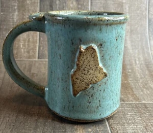 Studio Art Pottery Coffee Mug English Field Pottery Shape Of Maine thumb Rest - Picture 1 of 18