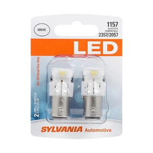 SYLVANIA 1157 LED White Bulb, Daytime Running, Reverse, 2 Bulb Pair, Versatile - Picture 1 of 8