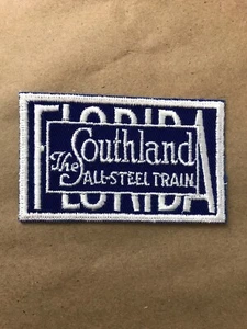 Vtg Southland All Steel Train Embroidered Sew On Patch Badge Railroad Railway - Picture 1 of 4