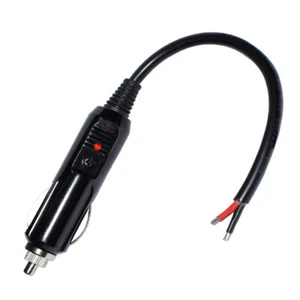 12V-24V Auto 10A Male Car Cigarette Lighter LED Socket Plug Connector Adapte _yi - Picture 1 of 6