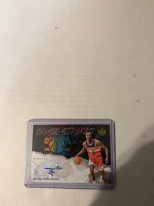 2023 Court Kings Bilal Coulibaly Rookie Auto /75 Brush Strokes - Picture 1 of 2