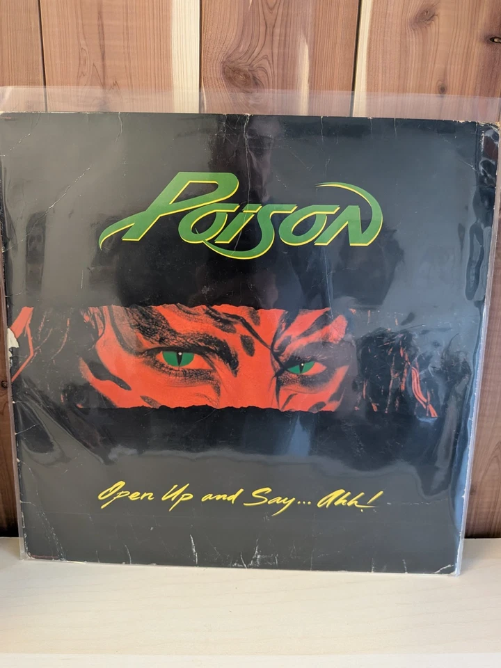 Poison – Open Up and Say… Ahh – Vinyl LP – VG+/VG+ – 1988 – Glam Rock – Collecti - Image 1 of 1